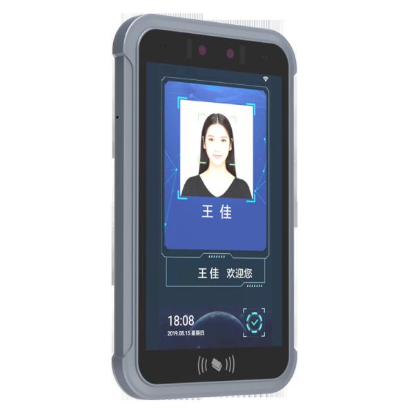 Quality Pedesta 8" Biometric 3D Face Detection Attendance Device With Human Body Temperature Sensor for sale