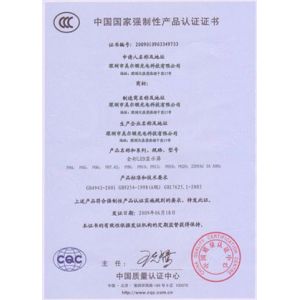 Melton optoelectronics co., LTD Certifications