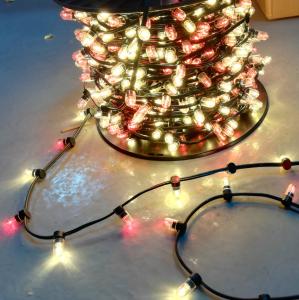 China 50M/roll custom Mini Clip String Light DC12V fairy lights 666 led outdoor cuttable christmas tree lights wholesale