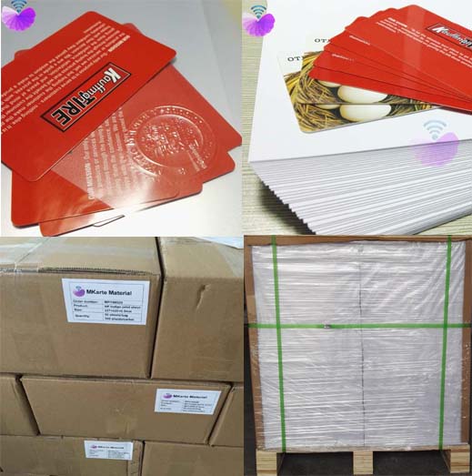Inkjet / Digital Offset Pvc Card Material For Plastic Card Making