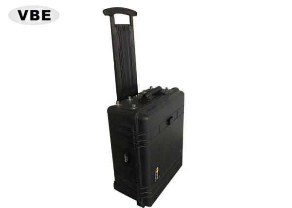 Quality Black Shell Portable Signal Jammer Hand Pull Box Structure 1000W Power Consumption for sale