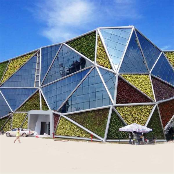 Quality Bule Q235B CAD External Cladding Curtain Wall Glass Facade Panel FRP for sale