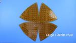 Large FPC (Flexible Printed Circuit PCB) Built on Polyimide with Yellow Coating
