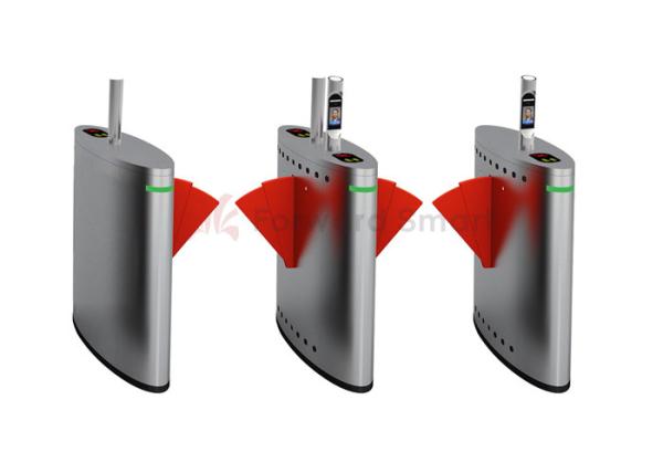 Quality Access Control 220V TCP IP Network Flap Barrier Turnstile for sale