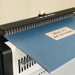 Double Loop Wire Book Binder 34 Hole Notebook Binding Punching Machine