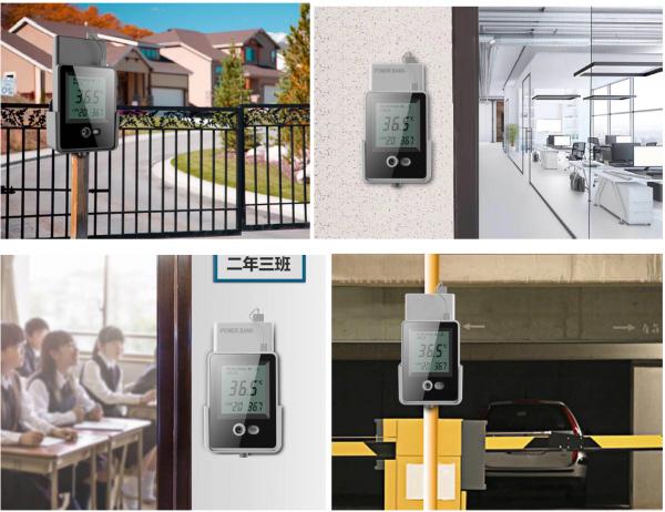 No Body Contact Automatic Sensor Doorbell AI Infrared Thermometer