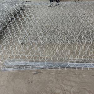China Straight Cut Rock Filled Gabion Wire Mesh 0.5-2.5m Roll Width For Roadside Protection on sale