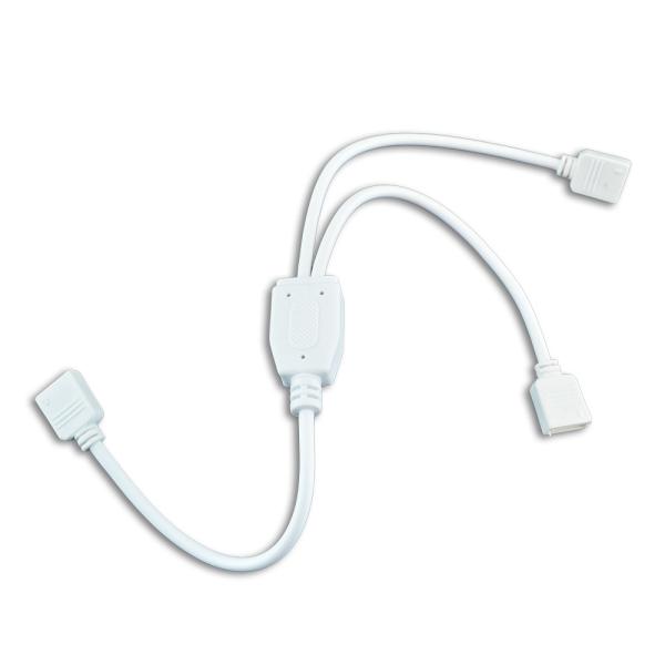 KooSion DC connectors Led Strip lights connectors 1 to 2 split non-waterproof white color