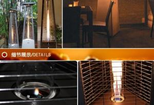 China CE Approval Glass Tube Gas Heater / Portable Outside Heaters For Home Dust Proof wholesale
