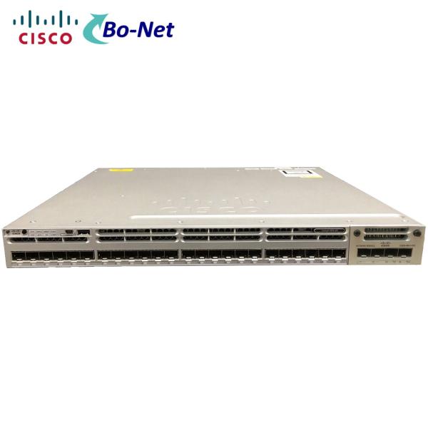 Quality Cisco Catalyst 3850 24 Port GE SFP IP Base Switch Cisco WS-C3850-24S-S for sale