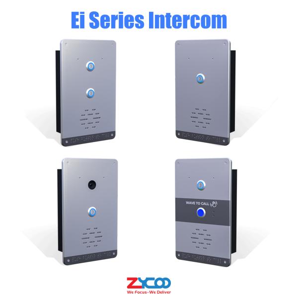 Quality Ei Series Video SIP Based PoE Intercom 4 Models Corrosion Resistant Aluminum Casing for sale