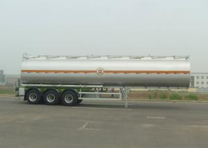 36000L 3 Axles Carbon Steel Tanker Trailer For Petrol / Gasoline Delivery