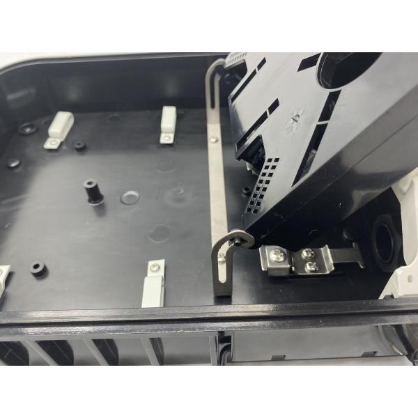 IP65 Mid Span ABS Optical Distribution Box SC 16 Ports Flat Drop Cable Splice Closure
