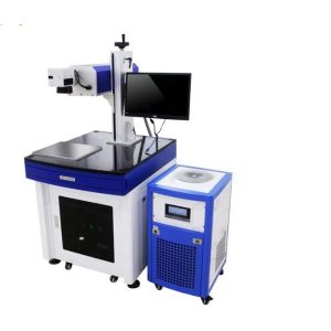 China High Power UV Laser Marking Machine 0 - 7000mm/S Marking Speed Water Cooling on sale