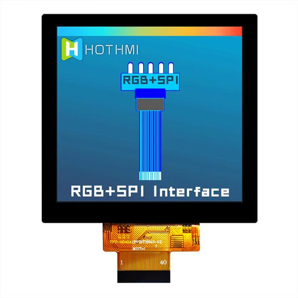 4 Inch 480x480 Dots IPS TFT LCD SPI ST7701S With Glass Cover