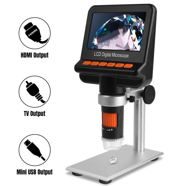 Quality 12MP Polarizer Digital Microscope HDMI LCD Digital Microscope for sale