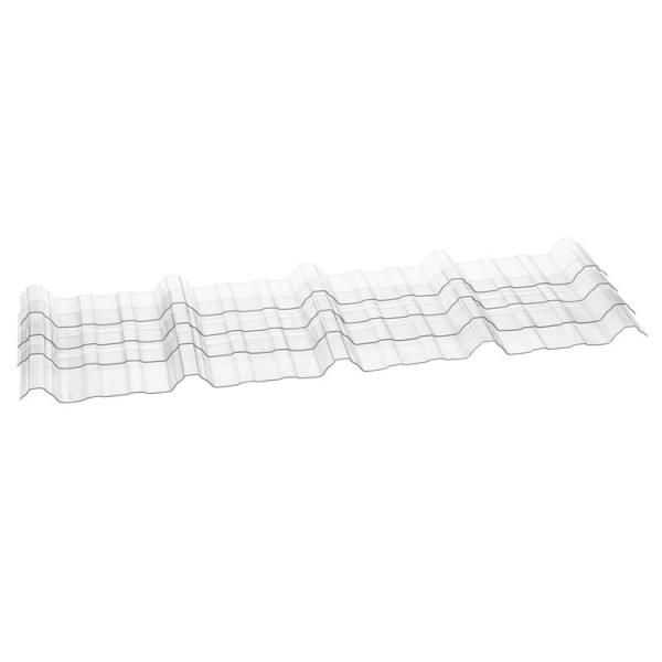 Quality Stormproof Corrugated Polycarbonate Sheets Translucent Plastic Roof Panels 0.8 Mm for sale