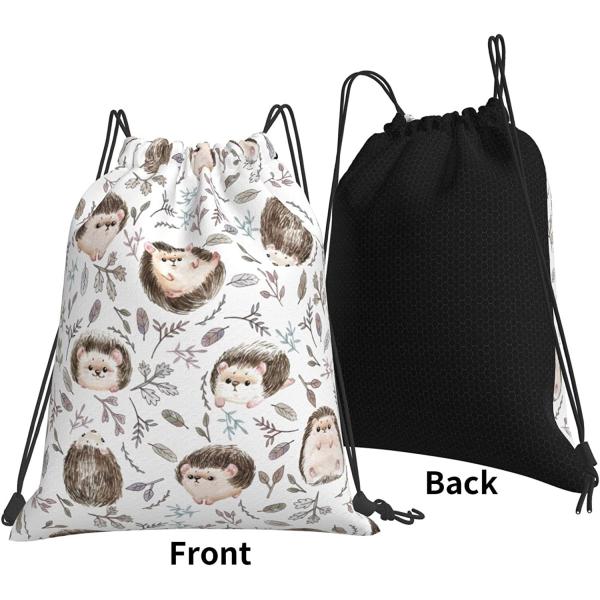 Recyclable And Durable Backpack Bag Sport Gym Sack Drawstring Bag String Bag Yoga Bag
