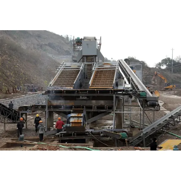 2 Decks Grizzly Vibrating Screen Vibratory Separator Machine