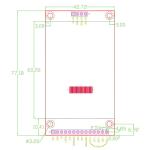 2.4 Inch Uart Tft Display , 240x320 Resolution, TTL Interface 14 Pins 4Wire SPI