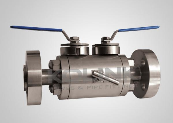 Quality DBB Floating Ball Valve Double Block & Bleed 1/2-12 Inch for sale