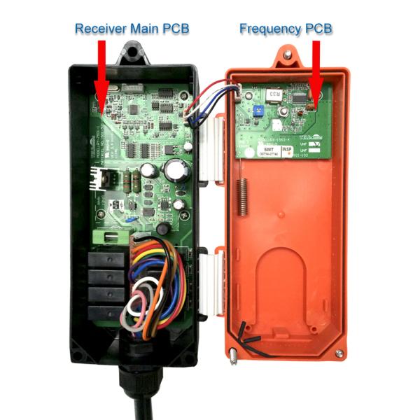 Telecontrol UTING key pushbuttons industrial remote control F21-E1B receiver main board