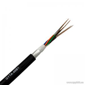 China Outdoor 4 Core Fiber Optic Cable Armored Stranded Gyts 4a Fiber Optics Cables wholesale