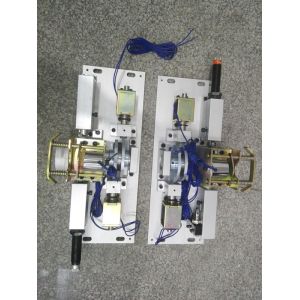 China Magnetic Lock Turnstile Barrier Gate Semi Automatic Drop Arm Mechanism wholesale