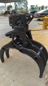 China hydraulic grab hydraulic grapple for excavators hydraulic grabber for timber loading on sale