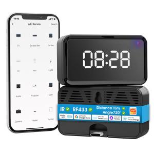 China WiFi IR RF433 Smart Universal Remote Control for Air Conditioning TV and More with Alexa Google Voice Control and Tuya Integration wholesale