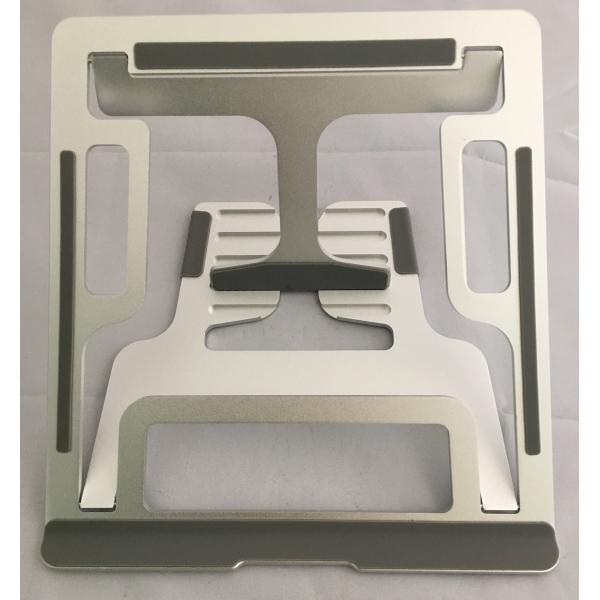 Quality CNC Stamping 3.5mm Foldable Laptop Holder / Fold Up Laptop Stand for sale