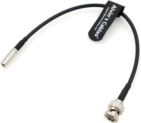 Quality Alvin'S Cables Timecode Cable For Canon R5C DIN 1.0/2.3 To BNC Male Time Code Cable 30cm 12inches for sale