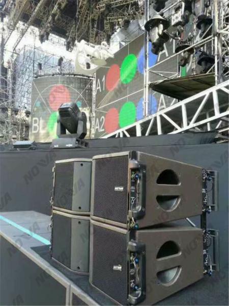 Quality 140dB SPL KARA Dual 8 Inch Line Array Speakers With 3 Inch Compression Driver For Church for sale