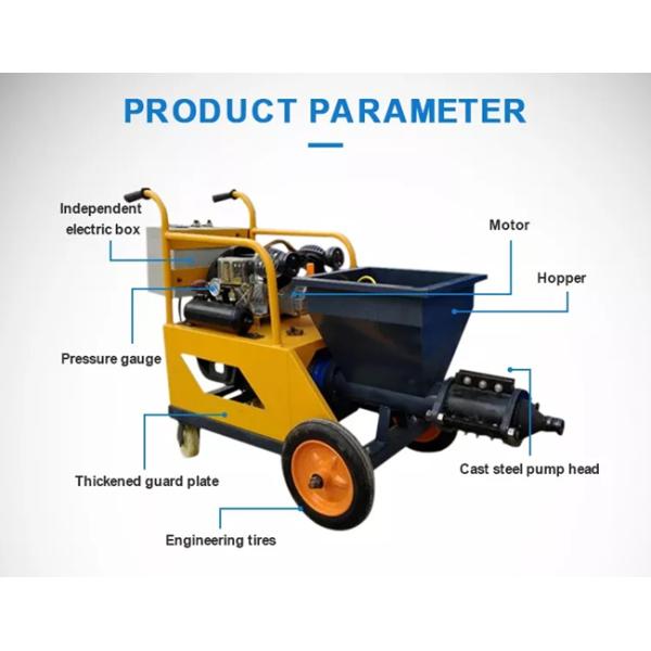 Green Pump Mortar Plastering Machine Cement Spray Machine