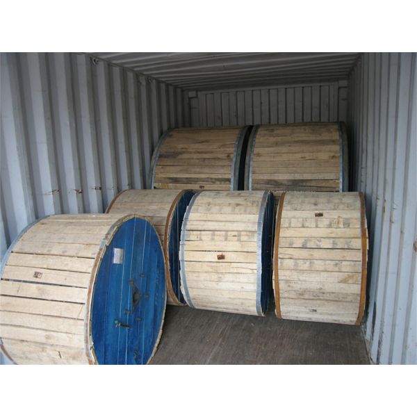 Packed welding cables