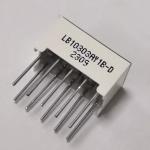 Amber color 7.62mm Single Digit 7 Segment LED Display common anode