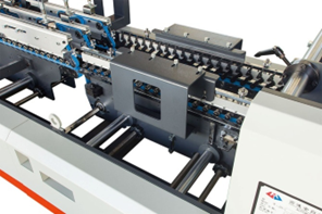 Automatic Cardboard Folder Gluer Machine 128mm-850mm Box Width