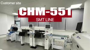 China Small &amp; Medium SMT Line with 3250 Stecnil Printer CHM-551 SMT Pick and Place Machine 830 Reflow Oven wholesale