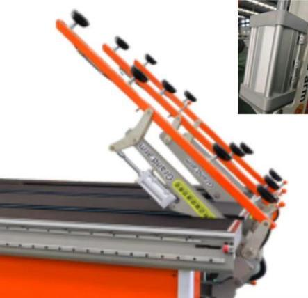 0-30m/min Industrial Glass Cutting Machine 6100*3300mm Automatic Labeling