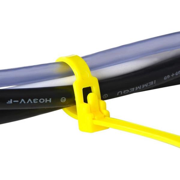 Adjustable Releasable Cable Tie Plastic Nylon Type Soft Cable Tie