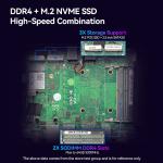 Core i5 1240P Intel Mini PC With DDR4 64G Dual Ethernet Dual HDMI For Home