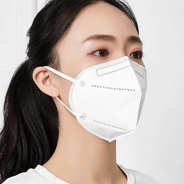 Quality Anti PM2.5 Disposable Earloop Face Mask With Elastic Straps / Adjustable Nose Clip for sale