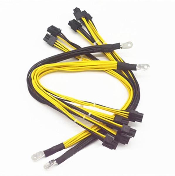 Quality PCI-Express Power Adapter Cable 6p Female to 6p Male Extension Cable cord 18AWG for PCI-E Peripheral Card for sale