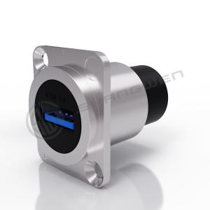 China USB Panel Mount Connector Ip65 Waterproof 9 Pin USB Connector for Format Conversion wholesale