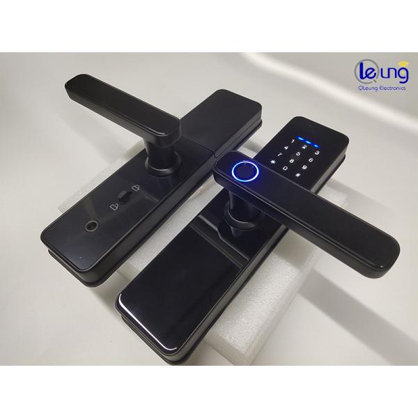 QLEUNG Tuya Wifi TTlock App Digital Locks Advanced Fingerprint Door Lock with RFID Card
