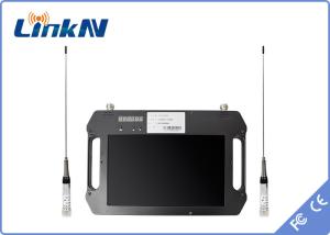  Video Receiver FHD CVBS COFDM QPSK H.264 AES256 Encryption with Display and Battery
