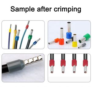 Convenient Pre-Insulated Wire Terminal Stripping Crimping Machine with Twist