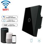 EU Standard Wifi Light Switch Wall Switch Wireless Smart Switch 220v APP Control