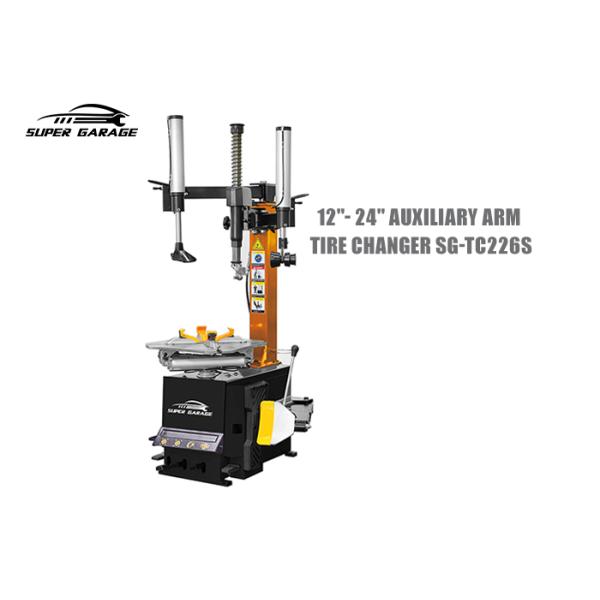 11'-24'' Semi Automatic Tyre Changer Machine / Double Help Arm Tire Changer