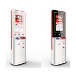 Touch Screen Payment Terminal Automated Teller Machines , Internet Atm Kiosk
